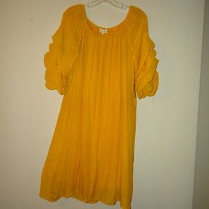 NWT Indigo Rose Women's Dress Mustard Lining Size-XL Condition: New with tags